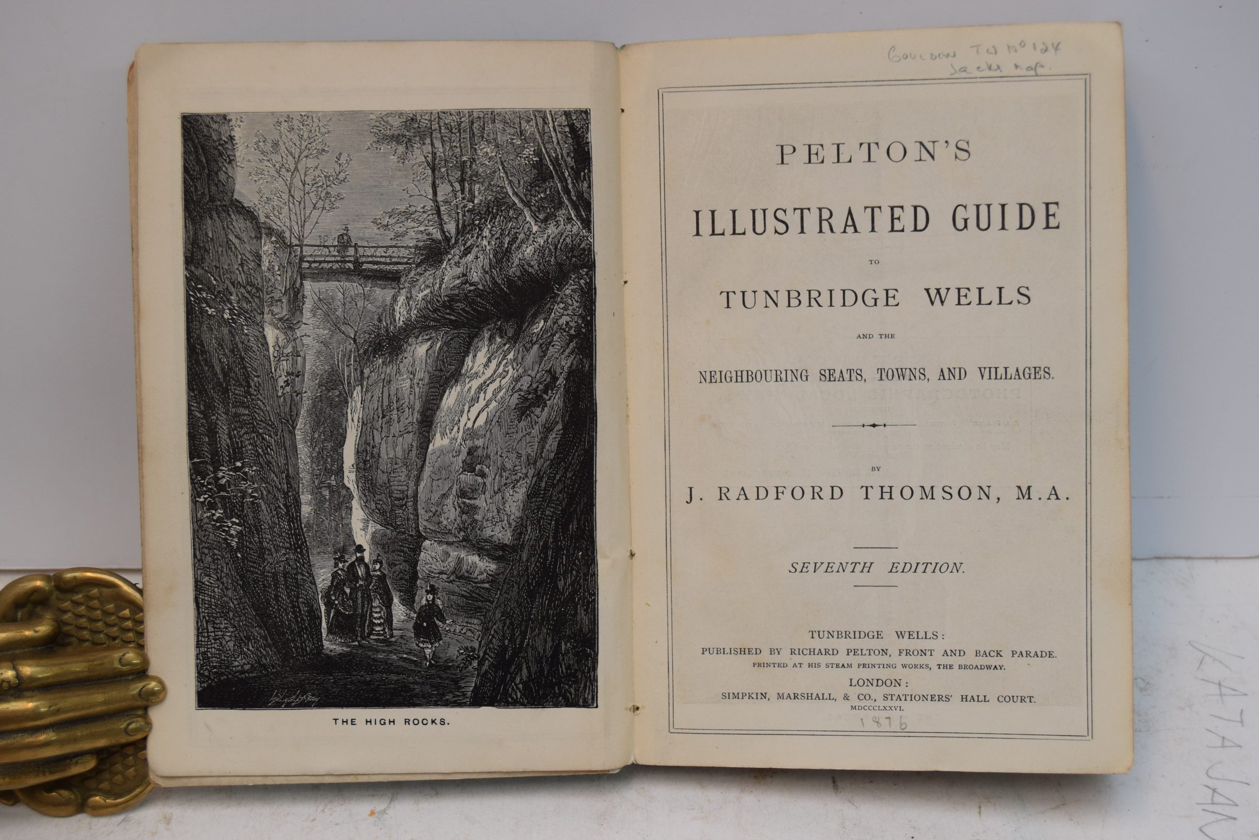 PELTON'S ILLUSTRATED GUIDE TO TUNBRIDGE WELLS AND THE NEIGHBOURING SEATS, TOWNS, AND VILLAGES.. - Image 2