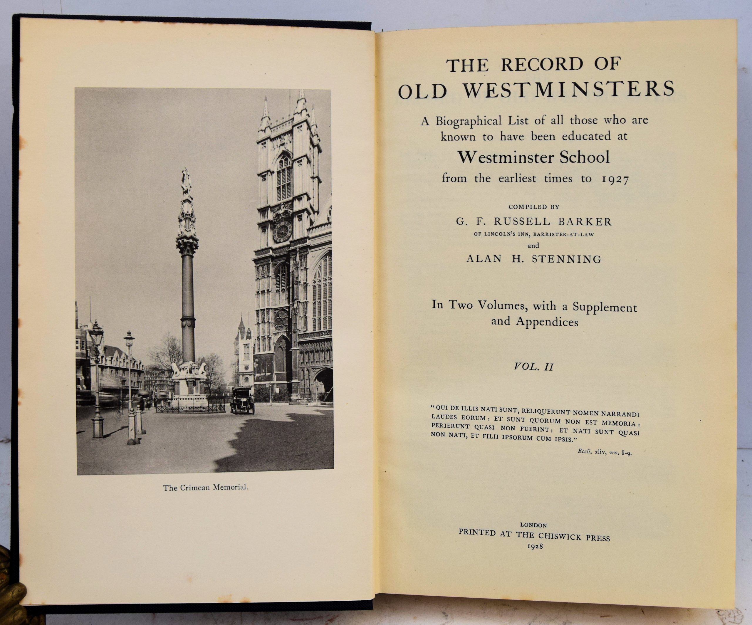 THE RECORD OF OLD WESTMINSTERS. - Image 2
