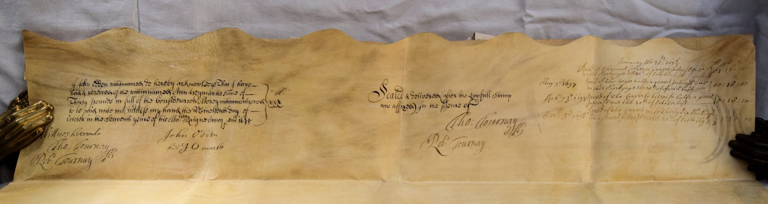INDENTURES 1643 TO 1713. - Image 6