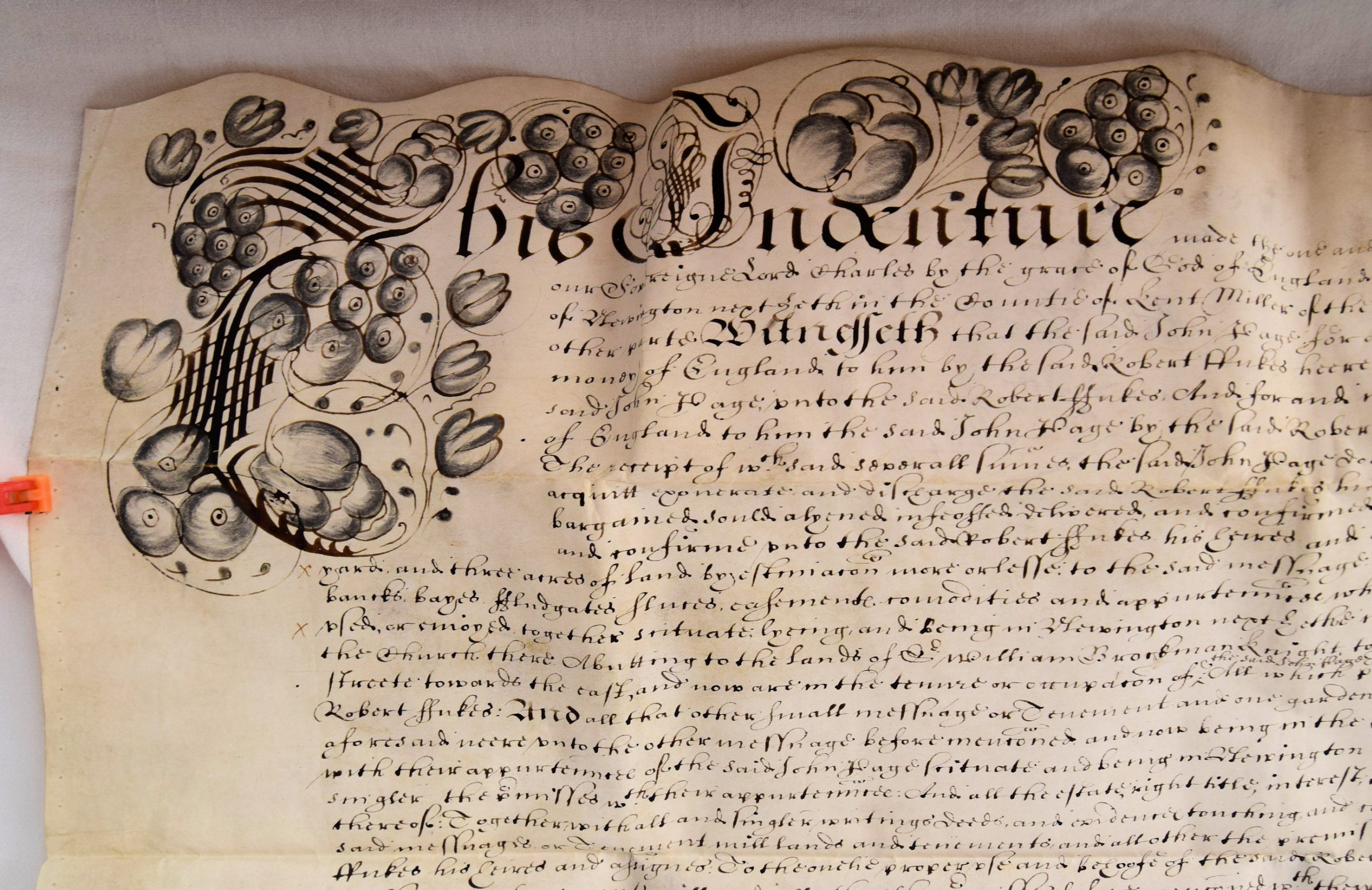 INDENTURES 1643 TO 1713. - Image 2
