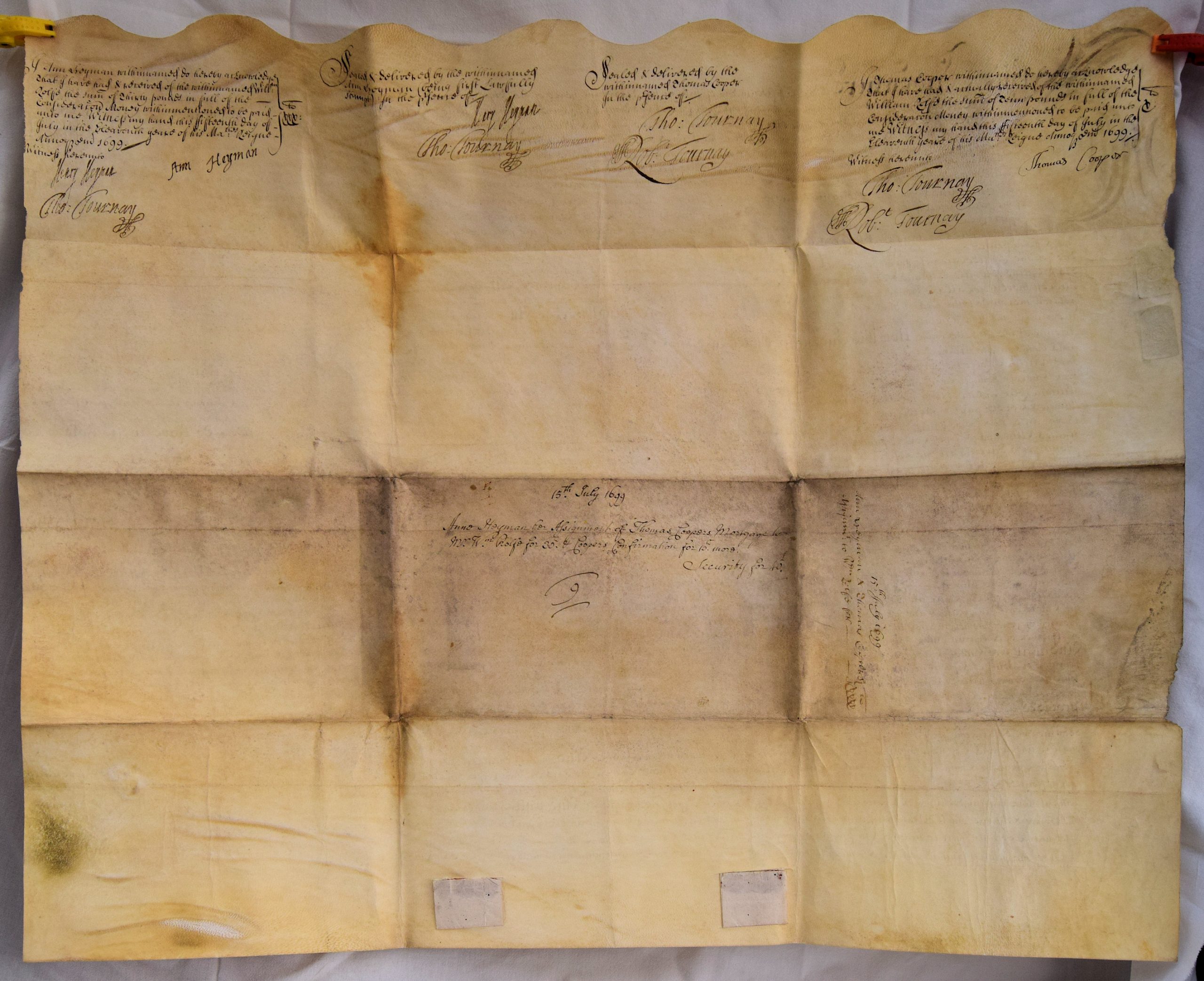 INDENTURES 1643 TO 1713. - Image 4
