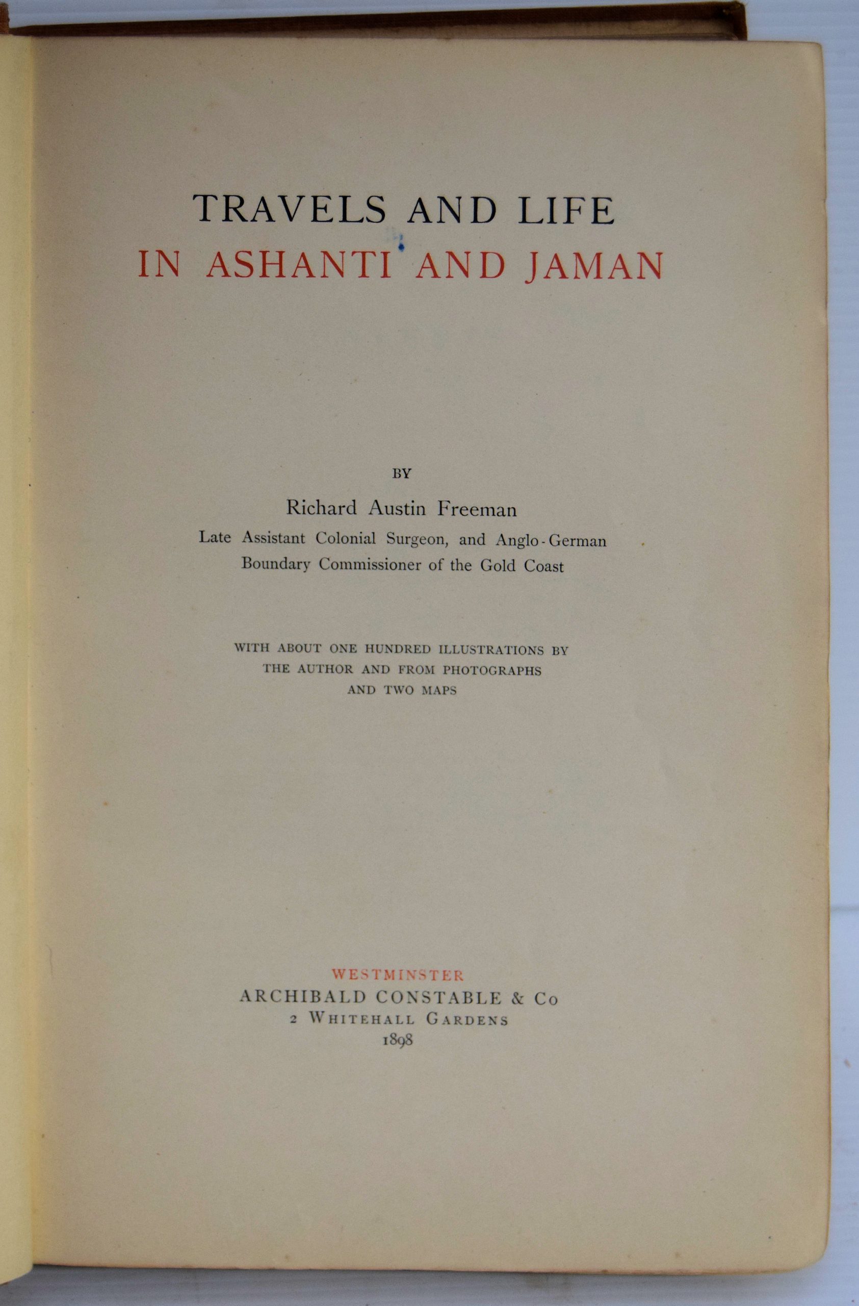 TRAVELS AND LIFE IN ASHANTI AND JAMAN. - Image 2
