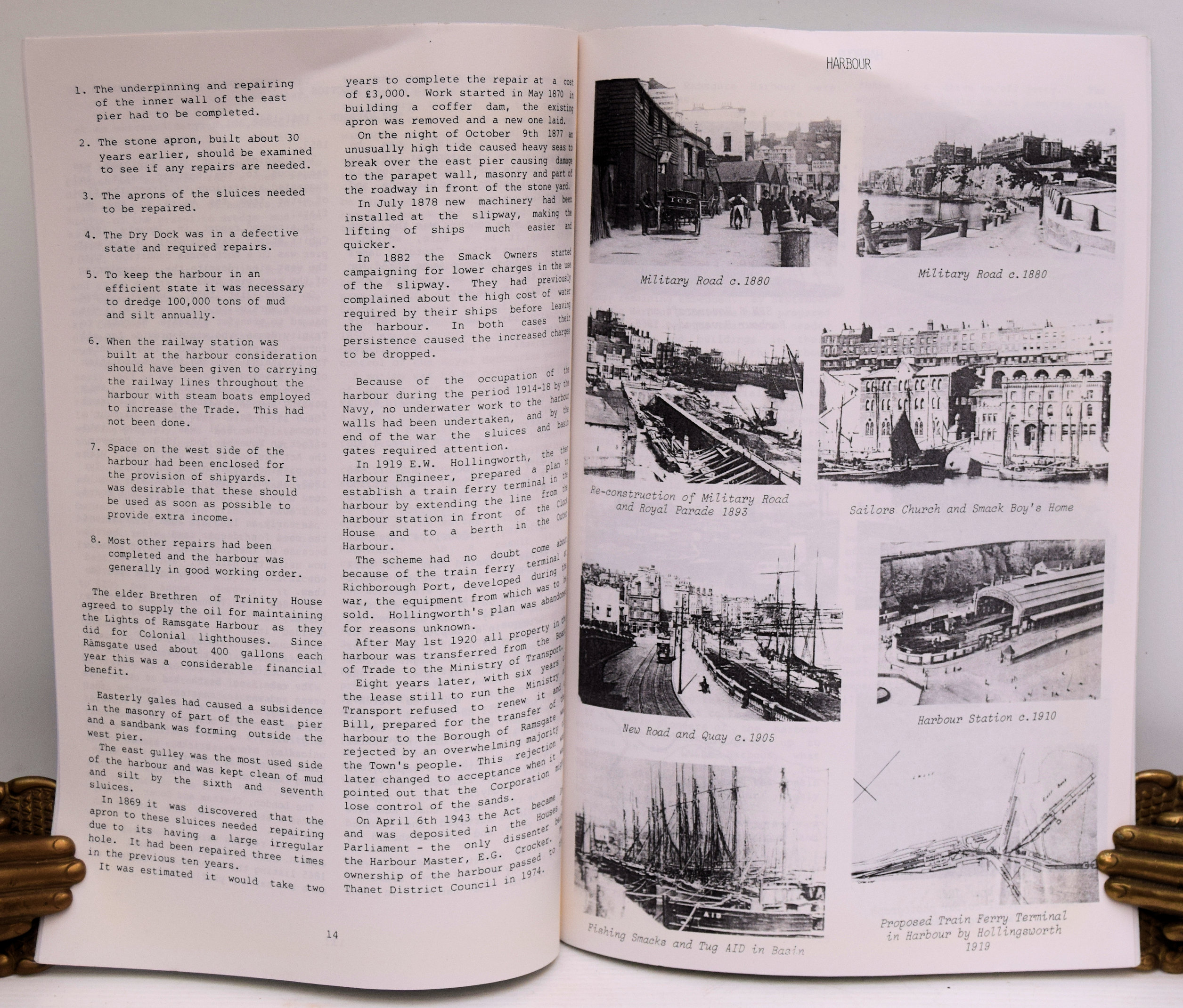 CONSTRUCTION OF RAMSGATE HARBOUR 1749-1985. - Image 2
